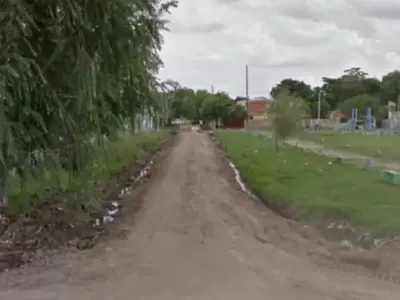 En este lugar del conurbano bonaerense se produjo el asesinato. (Foto: gentileza Cr�nica)
