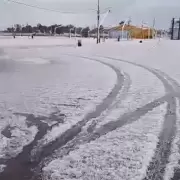 La tormenta de Santa Rosa lleg� a Mendoza con estruendos, granizo y nieve