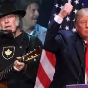 Neil Young lanz� Big Crime y reaviv� su hist�rica pelea con Donald Trump