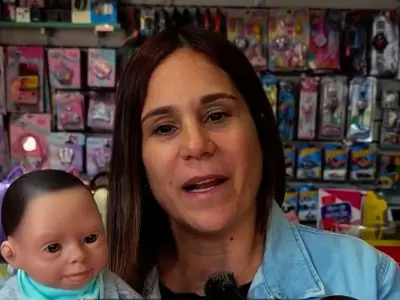 Romina Tablar, propietaria de CiriToys, present� a los bebotes inclusivos.