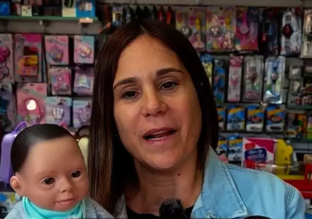 Romina Tablar, propietaria de CiriToys, present� a los bebotes inclusivos.