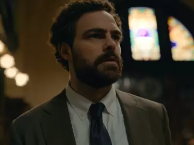 Peter Lanzani en el papel de Luis Moreno Ocampo, el ayudante del fiscal Strassera, en la pel�cula "Argentina, 1985".