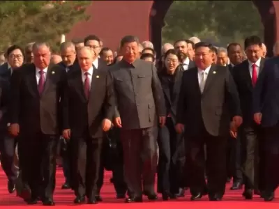 Xi Jinping le dio mucho protagonismo a Putin y Kim entre los mandatarios asistentes, mandando un mensaje claro a Donald Trump.