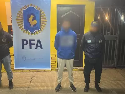 El detenido en Argentina. Gentileza PFA.