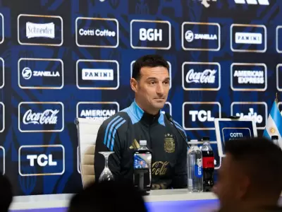 Scaloni habl� sobre el �ltimo partido de Messi en Argentina.