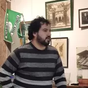 Hugo Videla presentó su libro sobre el fútbol mendocino en un emblemático club porteño