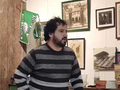Hugo Fernando Videla estuvo en el Museo de Ferro con su obra literaria