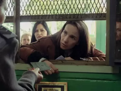 Natalia Oreiro en La mujer de la fila.
