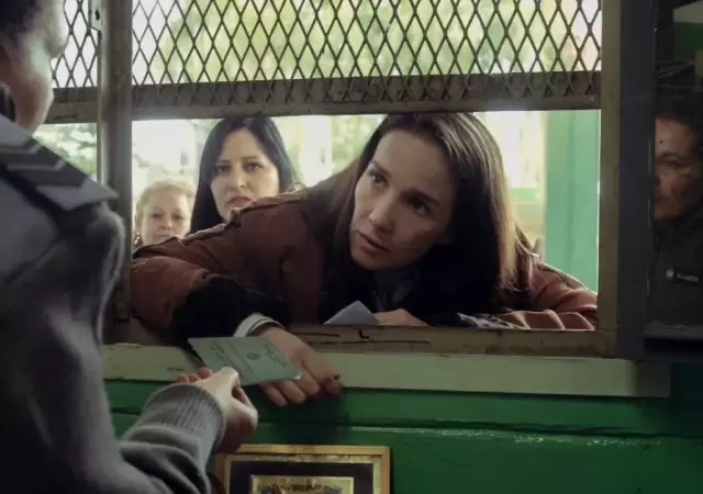 Natalia Oreiro en La mujer de la fila.
