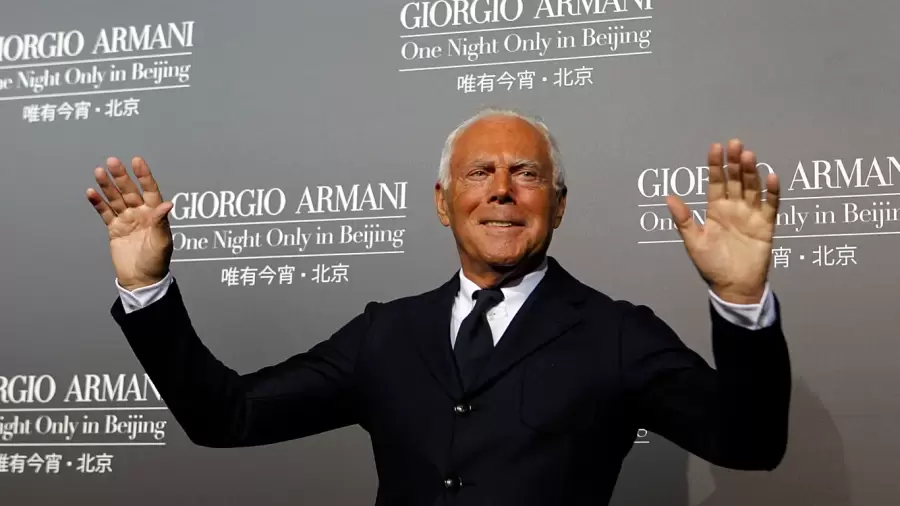 Giorgio Armani.