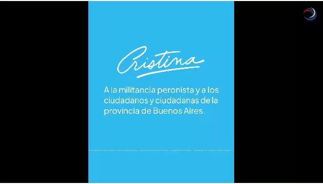 Mensaje de CFK