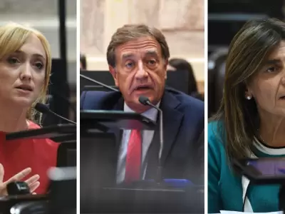 Anabel Fern�ndez Sagasti, Rodolfo Su�rez y Mariana Juri.