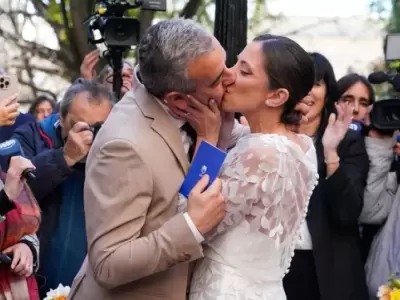 Pablo Javkin se cas� con Luisina Fruci en Rosario.
