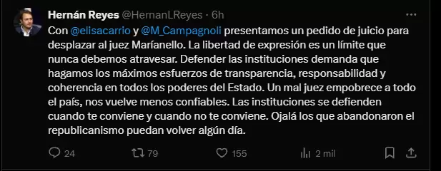 Tweet Hernan Reyes