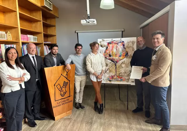Wine Expo entreg� una obra a la Casa de Ronald Mac Donald