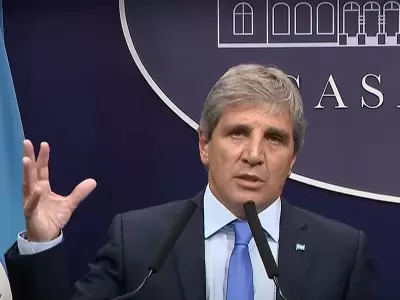 El ministro de Econom�a, Luis Caputo, lleva tranquilidad al mercado. (Foto: NA / archivo web)