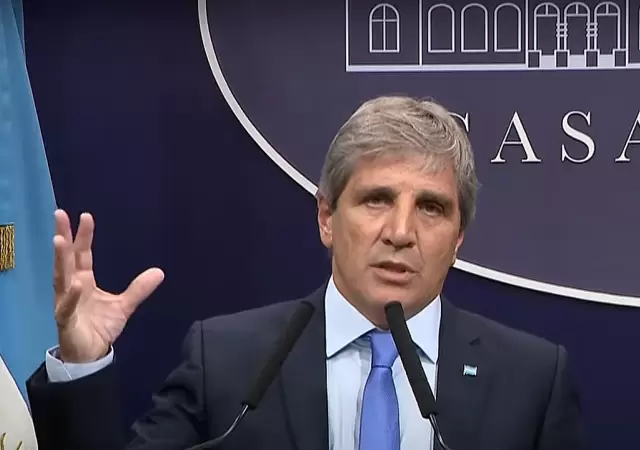 El ministro de Econom�a, Luis Caputo, lleva tranquilidad al mercado. (Foto: NA / archivo web)