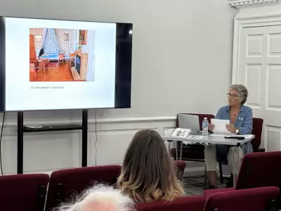 La autora Alejandra Guibert present� su novela hist�rica 'La Mendocina'.