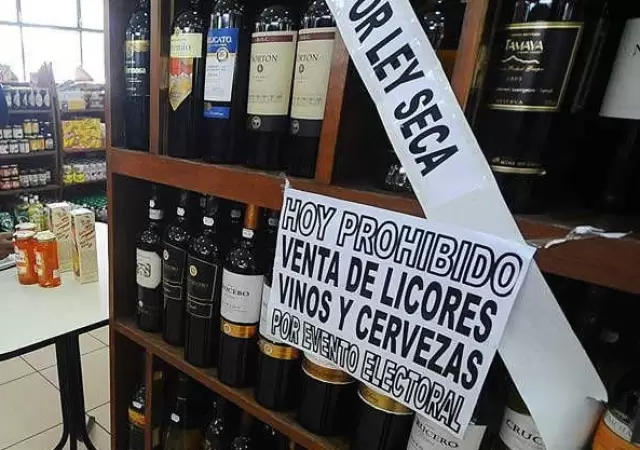 Prohibici�n venta de alcohol por veda debido a las elecciones legislativas en Buenos Aires/ Fuente: Web