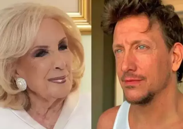 Mirtha Legrand y Nico V�zquez.