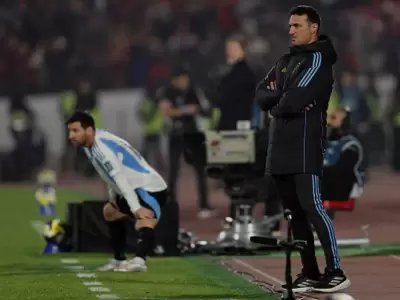 Scaloni habl� sobre la continuidad de Messi en la selecci�n.