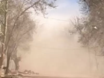 Por el viento y la posible tormenta, se suspendieron las clases en Mendoza.