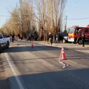 Una mujer perdi� la vida en Guaymall�n tras un choque entre un auto y una camioneta