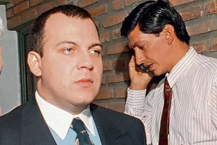 Guillermo Luque y Luis Tula, en el tiempo de los juicios por su participaci�n en el crimen de Mar�a Soledad.