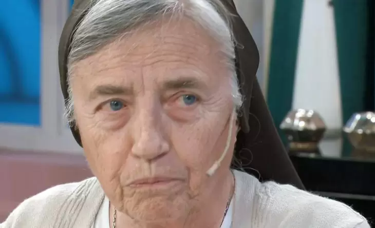 La hermana Martha Pelloni, directora del colegio al que asist�a Mar�a Soledad, y quien se puso al frente de las marchas contra el poder en Catamarca.