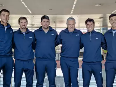 Argentina se prepara para la Copa Davis.