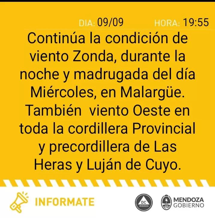 Reporte del SMN