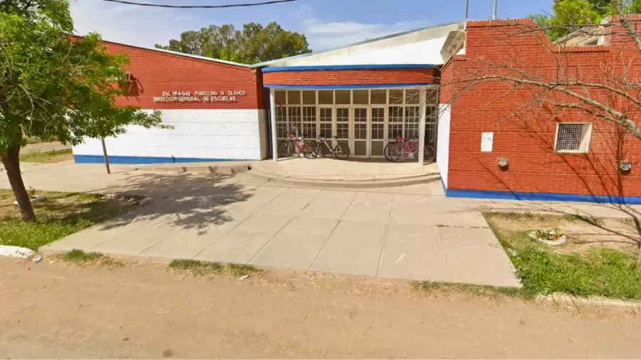 La escuela secundaria de La Paz en la que ocurri� en conmocionante hecho. (Foto: archivo web)