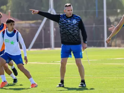 Walter Ribonetto, entrenador de Godoy Cruz. /