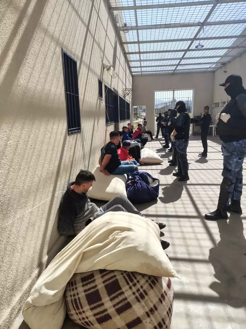 As� controlaron el orden en el Complejo Penitenciario de Alojamiento Permanente San Felipe.