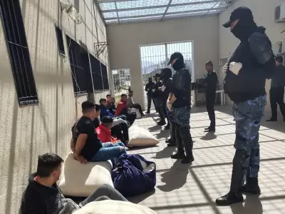 As� controlaron el orden en el Complejo Penitenciario de Alojamiento Permanente San Felipe. /