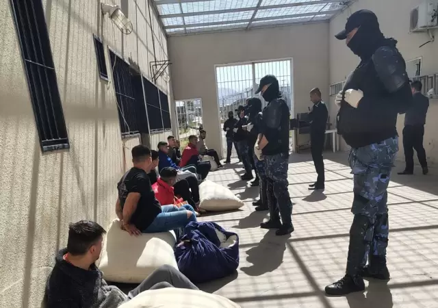 As� controlaron el orden en el Complejo Penitenciario de Alojamiento Permanente San Felipe. /