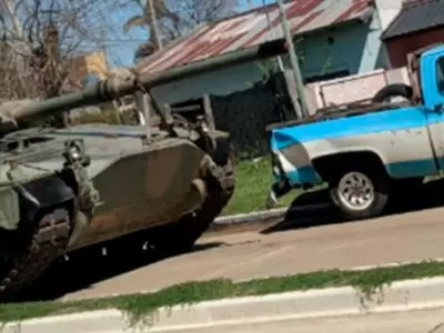 El veh�culo militar, perteneciente al Regimiento 6 Blandengues, se desplazaba hacia el �rea ferroviaria para ser cargado en un tren.