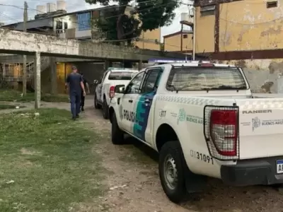 La Polic�a bonaerense realiza procedimientos en busca de los motochorros fugados. (Foto: gentileza Cr�nica)