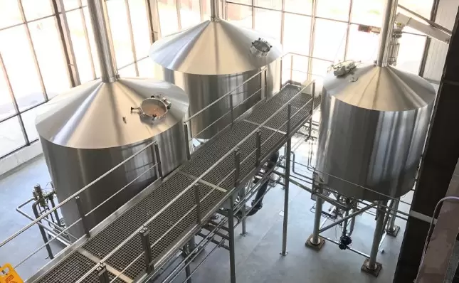 Planta en la que se producir�n las cervezas funcionales enriquecidas en selenio. Foto: gentileza Antares.