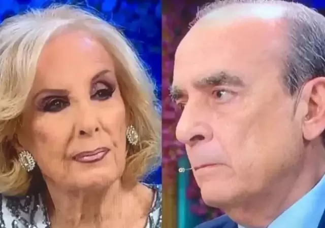 Mirtha Legrand y Guillermo Francos.