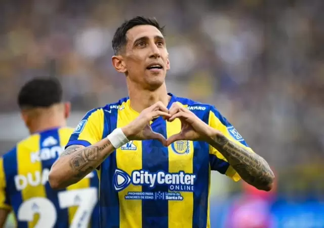 �ngel Di Mar�a marc� un tremendo gol ol�mpico/ Fuente: X de Rosario Central