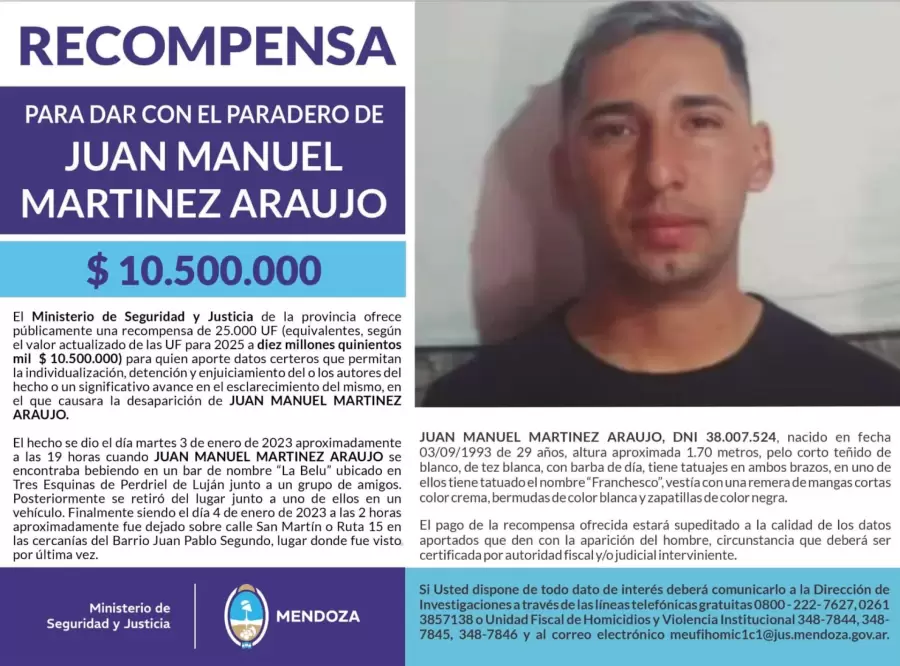 Juan Manuel Mart�nez Araujo/ Fuente: Ministerio de Seguridad