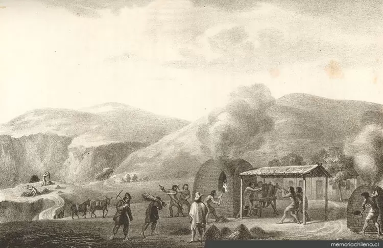 Hornos de fundición en una mina de cobre en Chile. (Imagen: archivo web)