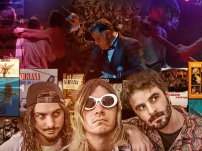 Quince a�os de existencia, haciendo tributo a Nirvana. Pero no en Chile.