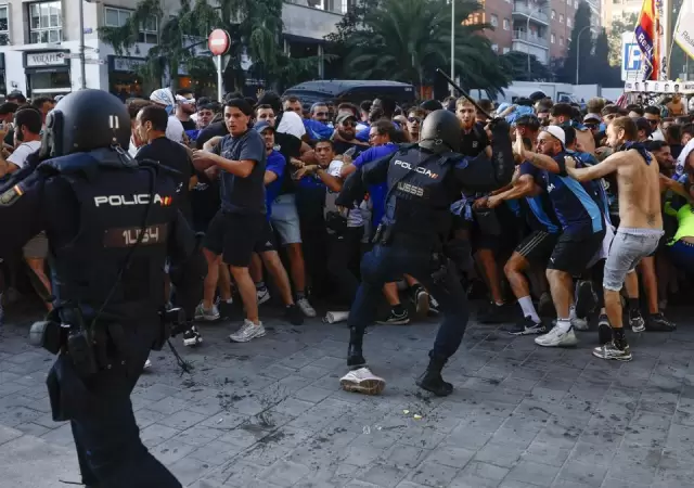Incidentes en Madrid.