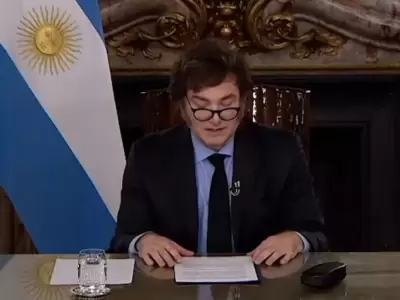 Un presidente calmo y moderado en cadena nacional