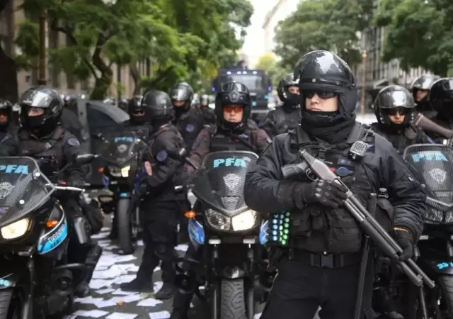 Megaoperativo de seguridad.