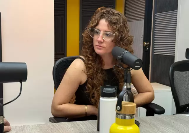 La candidata del FIT, Micaela Minoli. (Foto: Manny Santarossa)