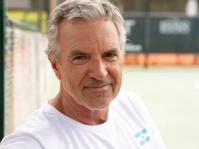 Javier Frana, capit�n del equipo argentino de la Davis