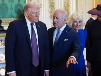 El mandatario fue recibido con todos los honores, como gesto de que Reino Unido quiere mantener su relaci�n estrat�gica con la Casa Blanca.